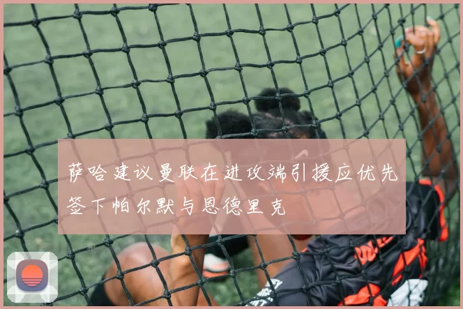 萨哈建议曼联在进攻端引援应优先签下帕尔默与恩德里克